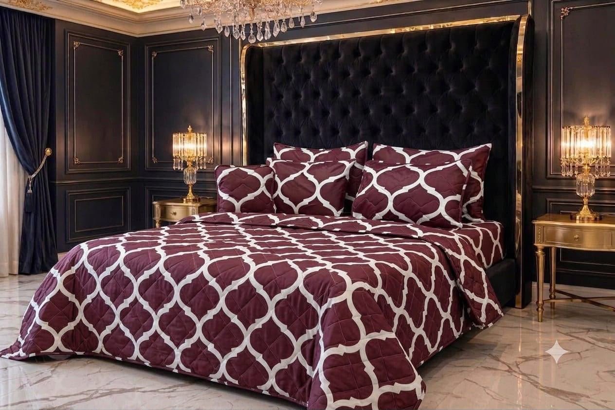 7PC Comforter Set (2) 7-Piece Premium Printed Comforter Set - Image 1
